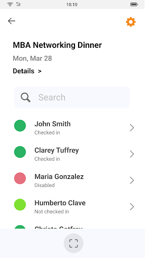 Android application Check-in app by Appscapes screenshort