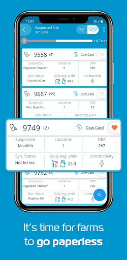 Android application Afimilk Afi2Go Prime screenshort