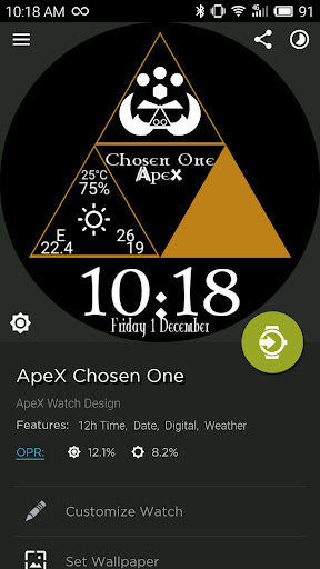 ApeX Chosen One for WatchMaker Screenshot 1 - AppWisp.com