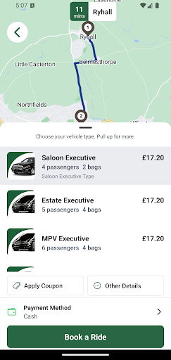 Premier Starline Taxis Screenshot 4 - AppWisp.com