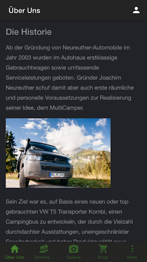 Android application MultiCamper screenshort