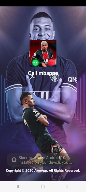 fake video call -Kylian Mbappe - 1.0 - (Android)