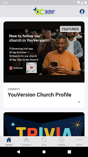 Android application Bedford Church of the Nazarene screenshort