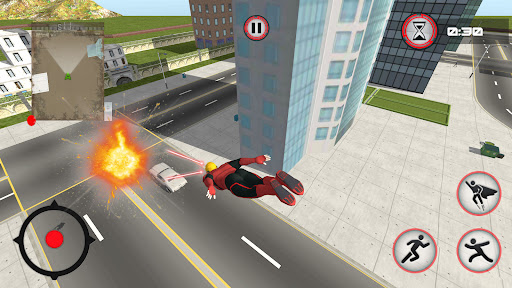 Android application Superhero: Monster City Battle screenshort