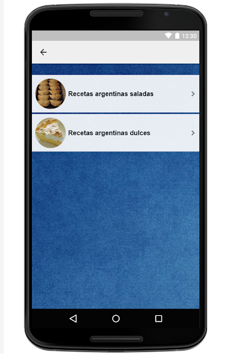 Vista previa de la aplicación