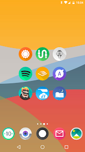 Aurora UI - Icon Pack Tangkapan layar