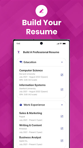 Screenshot of Yulys Job Search