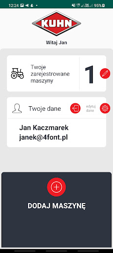 Android application Kuhn service screenshort