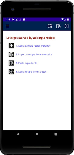 Android application Geeky Cook -Kitchen Calculator screenshort