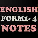 Cover Image of Download English Notes Form 1- Form 4  APK
