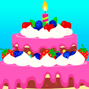 cooking birthday cake game app icon