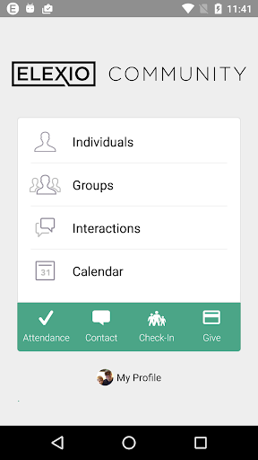 Android application Elexio Community screenshort