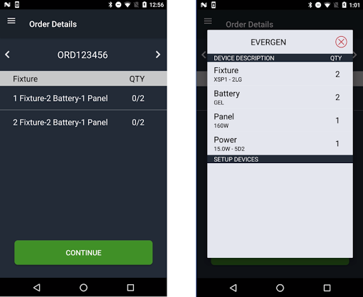 EverGen Setup App Screen 2