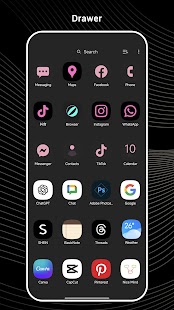 Black OS Launcher स्क्रीनशॉट