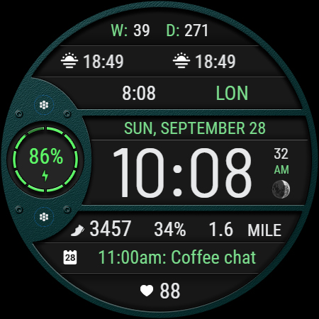 VF01 Digital Watch Face screenshot 23