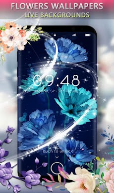 チューリップ花時計ライブ壁紙花のテーマ Androidアプリ Applion