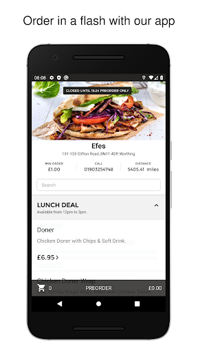 Android application Efes screenshort