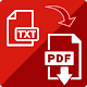 Txt to PDF and PDF to TXT विंडोज़ पर डाउनलोड करें