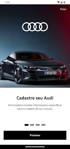 Android application Audi e-tron screenshort