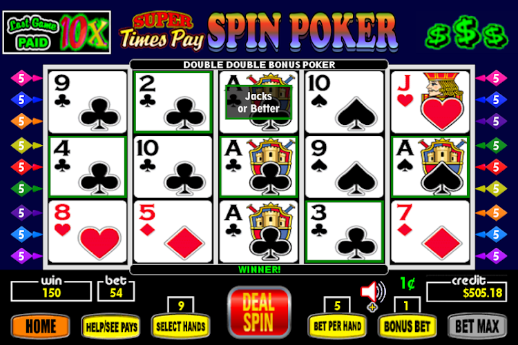 Super Times Pay Spin Poker - 3.3.3 - (Android)