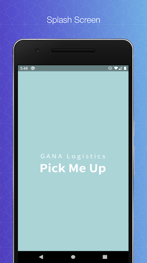 Android application 가나물류모바일 픽미업 screenshort