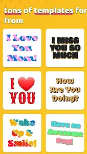 Animated Text Sticker Maker