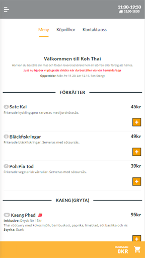 Android application Koh Thai screenshort