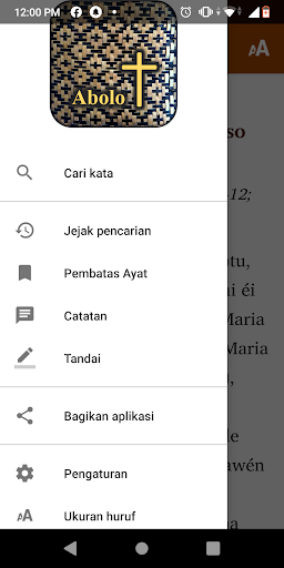 Android application Abolo Bible screenshort