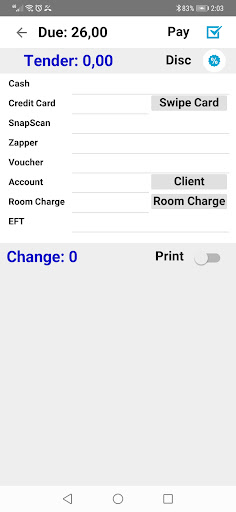 WAPPoint POS Screen 2