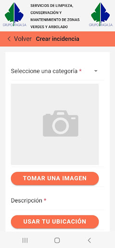 Gestión Incidencias Grupo Raga Screen 3