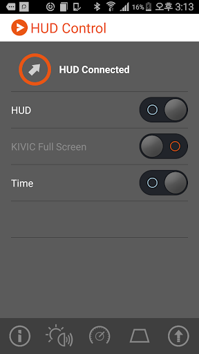 Android application kivic hud screenshort