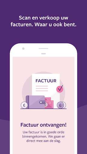 Android application Voldaan Factoring screenshort