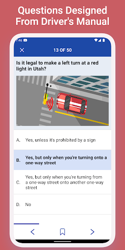 Utah Permit Practice Test Screen 2