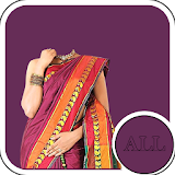 Woman Saree Fashion Suit icon