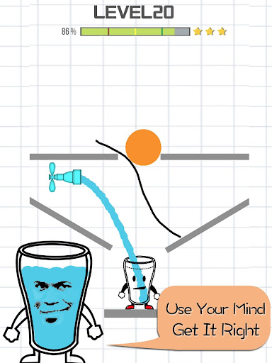 Clever Glass-Leisure Drawing Water Cup Puzzle Game