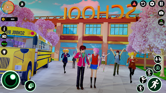 School Simulator Girl Virtual