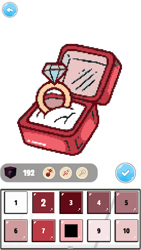 Pixel Art - Color By Block Number