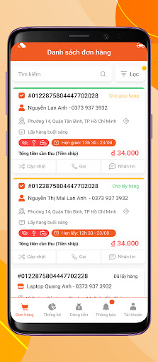 Shipper Tâm Giao Screen 3
