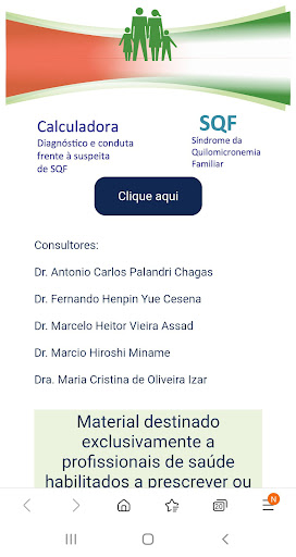 Android application Calculadora SQF 2021 screenshort