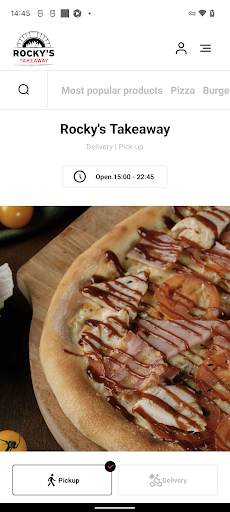 Android application Rocky's Takeaway screenshort