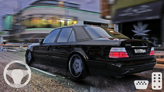 Mercedes E500: City Car Drive