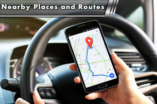 Android application GPS Route Finder and Location screenshort