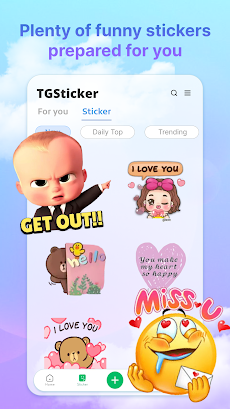 Tgsticker - sticker & kaomojiのおすすめ画像1