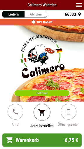 Android application Calimero Wehrden screenshort