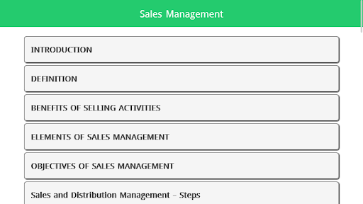 Sales Management Book