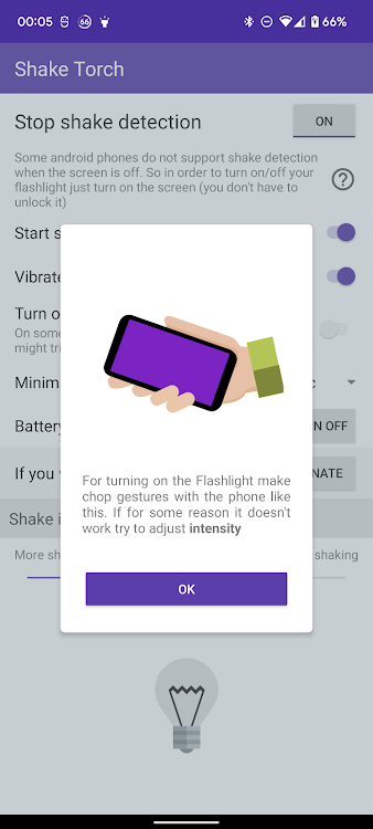 Shake Flashlight - Fast Torch - 1.6.2.0 - (Android)