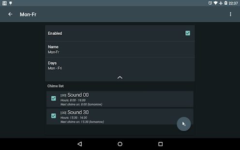 Hourly chime Varies with device APK screenshots 5