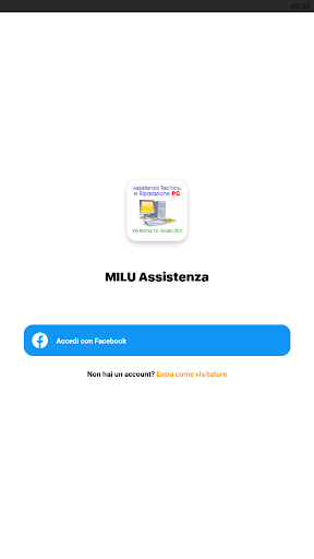 Android application MILU Assistenza screenshort