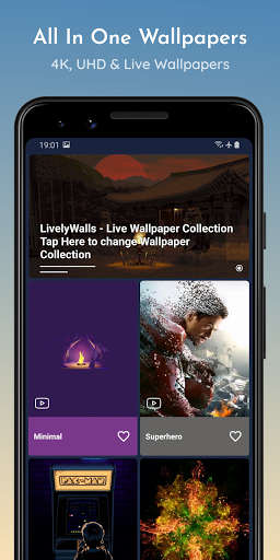 Android application All In One Wallpapers screenshort