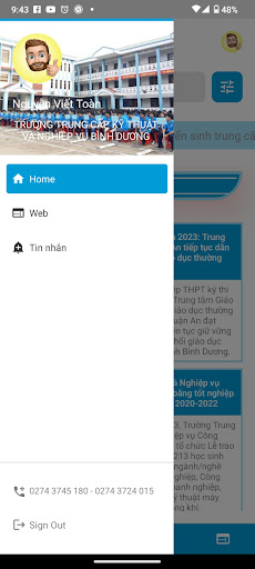 Android application Giáo Viên TCCD screenshort
